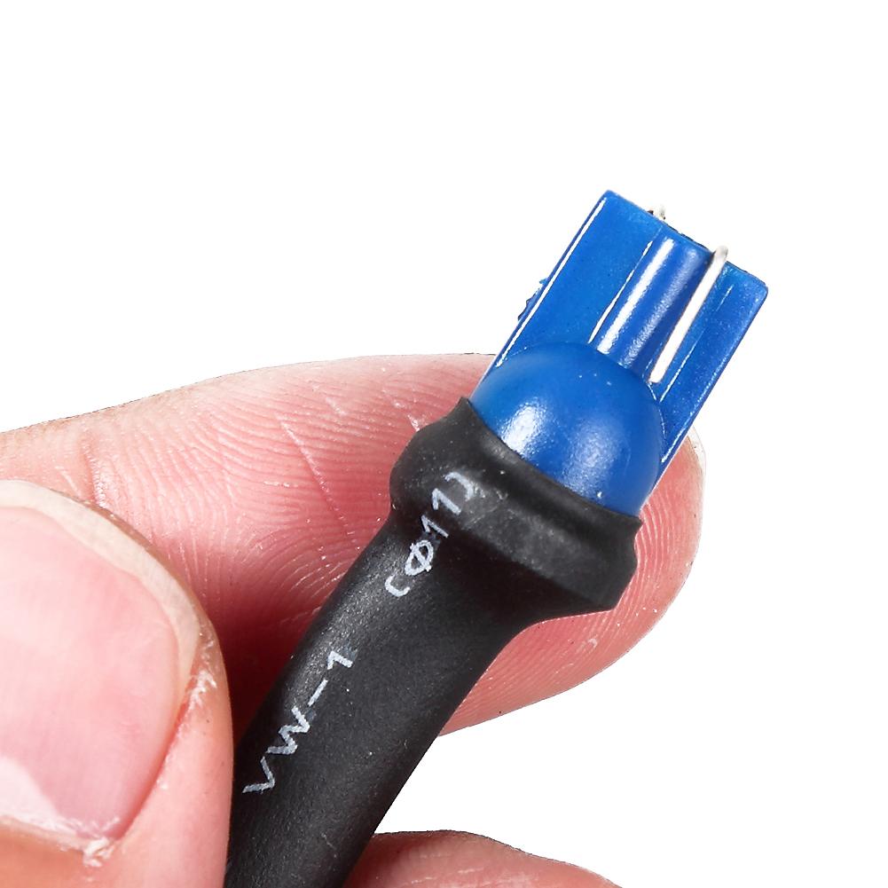 2Pcs/Set T10 Socket Holders Male T10 Car Headlight Assembly Male Socket Plug Adapter Auto Car Accessory Extended Wire Connector