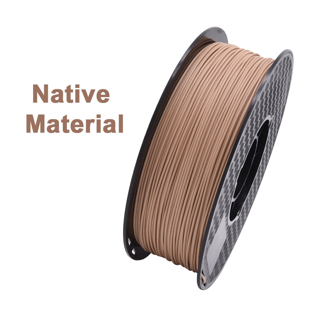 Pla 3D Printer Gloeidraad 1.75 Mm, Hout Pla 1.75 Filament Dimensionale Nauwkeurigheid +/- 0.05 Mm, 1Kg (2.2LBS) / Spool