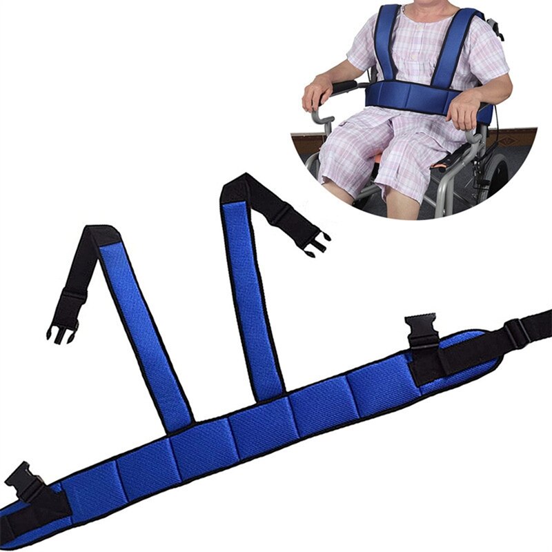 Wheelchair Adjustable Safety Belt Full Body Safety Belt Support Vest For Patient Elderly Disabled, Prevent Falling