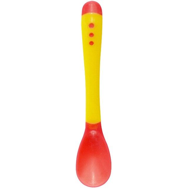 Cuchara con sensor de temperatura para bebés, dispositivo de alimentación para niños, alimentador, aparato de comedor, 1 ud.