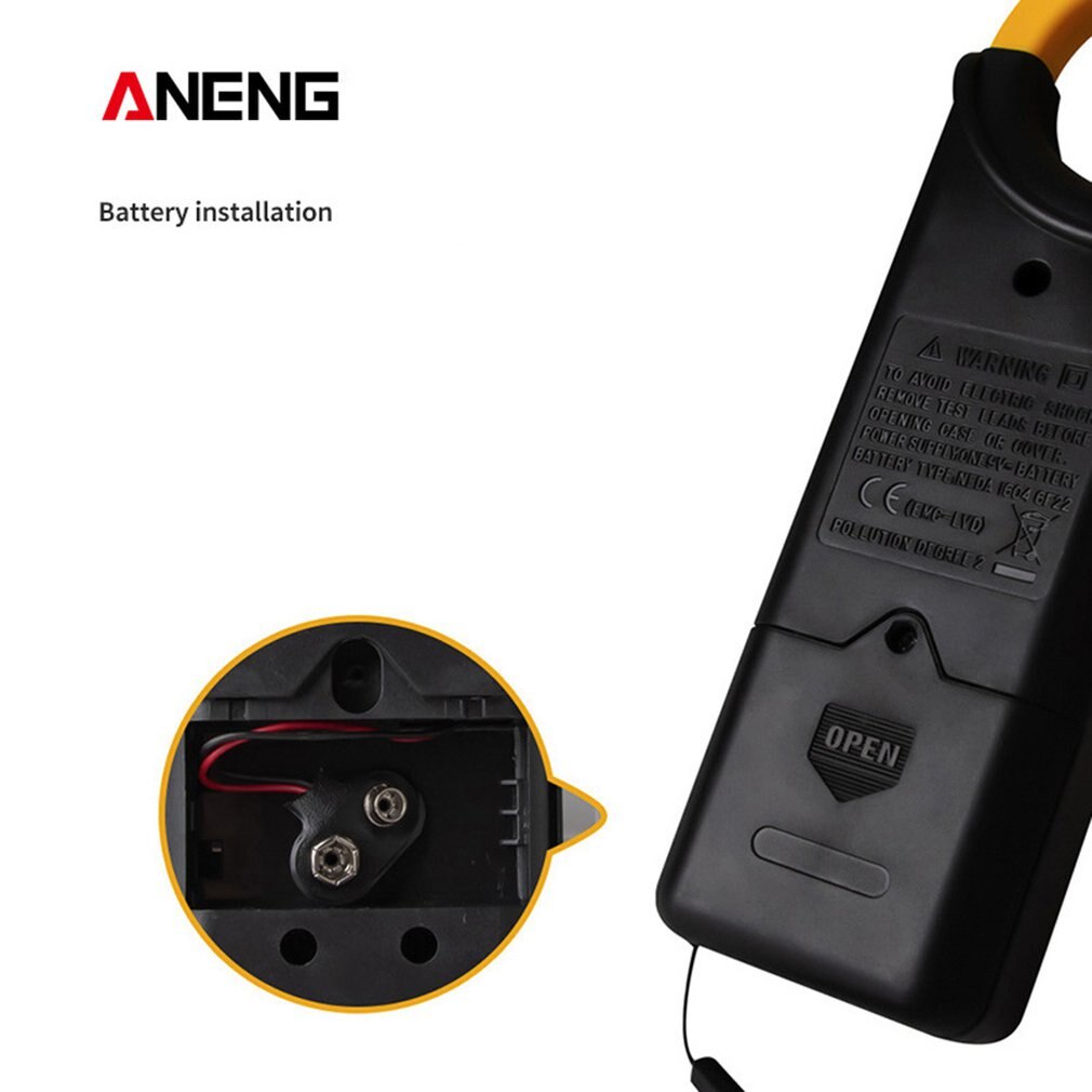 High-Precision Clamp-Type Multimeter Fully Automatic With Buzzer Ac Dc Current Meter 266 Digital Clamp Meter