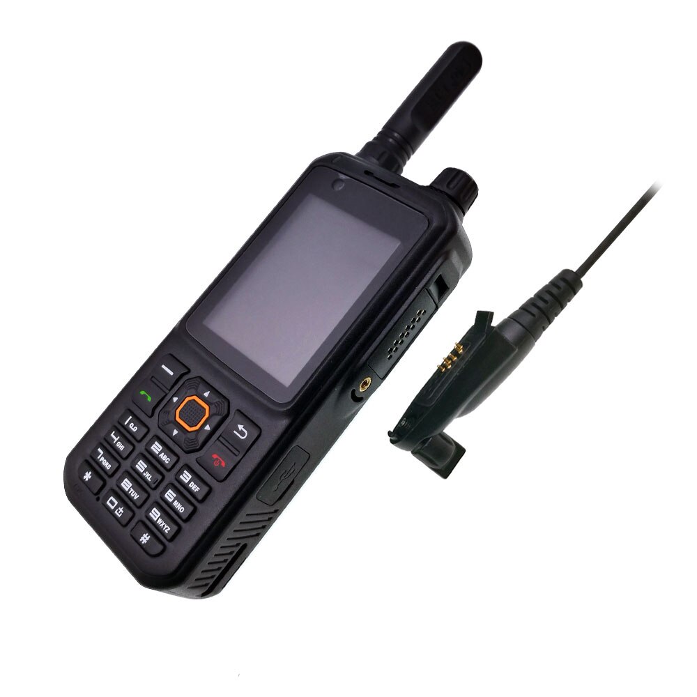 Akustisk luftslange sikkerhed headset mikrofon walkie talkie øretelefon til inrico  t320 t298 netværk radio ptt walkie talkie telefon