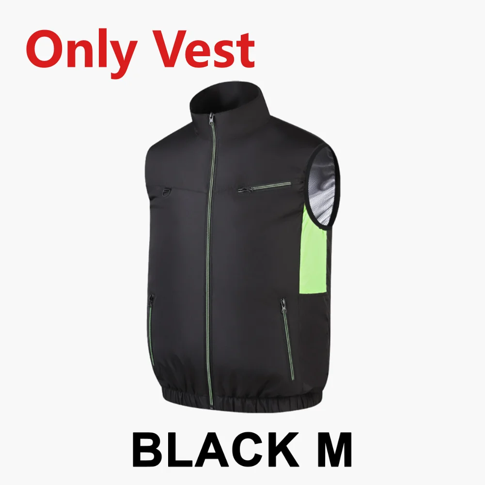 Koelvest Ijsventilator Vest 3 Versnellingen Usb Hittebestendige Airconditioner Kleding Vest Ademend Draagbaar Koelventilator Vest Camping: Beige