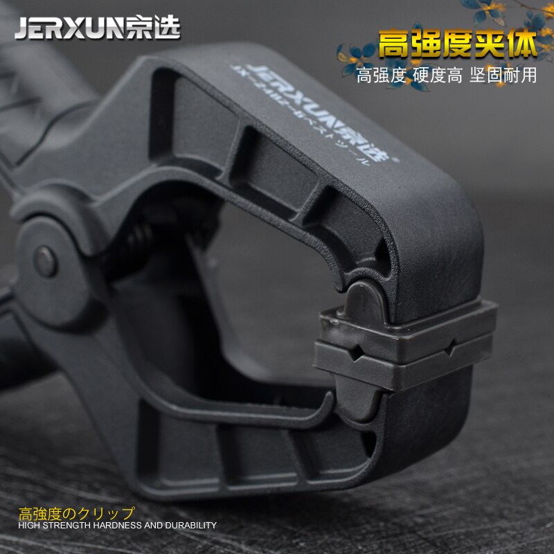 Jerxun Houtbewerking Clip Een Type Klem Bevestiging Klem Multifunctionele Snelle En Sterke Lente Klem Plastic Board Een-Type Klem