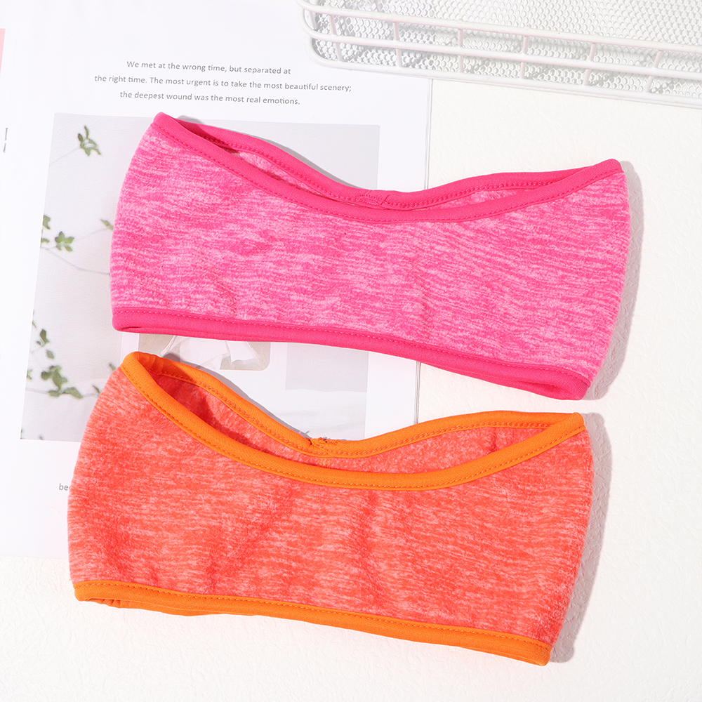 Ear Muffs Headband Women Men Winter Sweatband Running Headband Ear Warmer Fleece Ear Cover Outdoor Sports Hair Sweat Hair Bands
