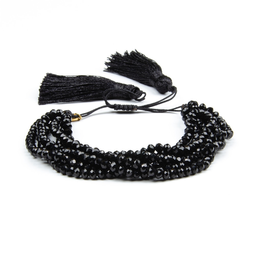 Miyuki Beaded Bracelets Tassel Crystal Gold Black Charm Bracelets Bohe Jewelry women girls