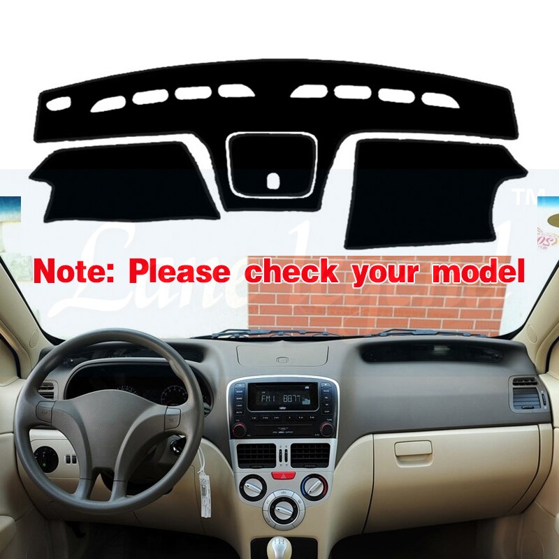 Alfombrilla antideslizante para coche Chery Very Celer Fulwin 2 Storm Bonus ZAZ Forza MVM 315, almohadilla de la cubierta del tablero, accesorios para salpicadero