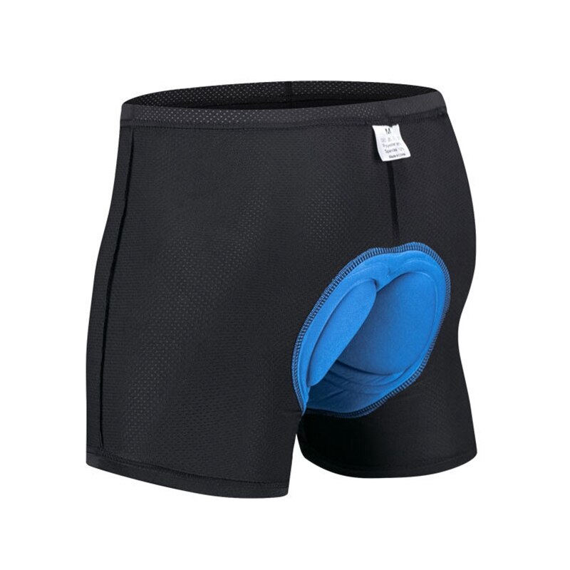 Pantalones cortos de Gel con esponja para hombre, ropa interior a prueba de golpes, transpirable, de secado rápido, para ciclismo de montaña o de carretera