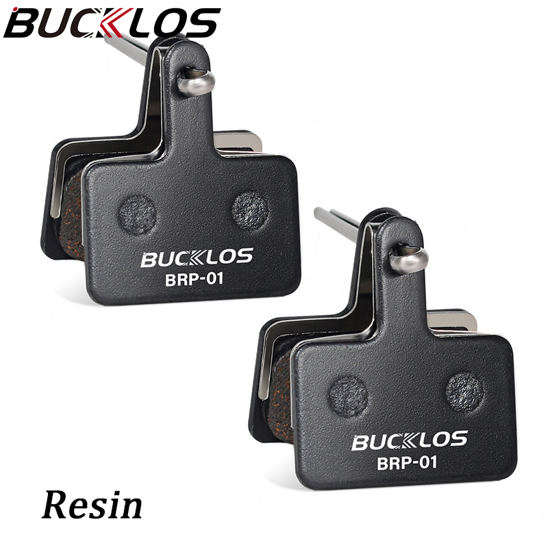 BUCKLOS Fit B01S pastilla de freno de disco resina semimetálica cerámica pastillas de bicicleta pastillas de frenos hidráulicos para SHIMANO MT200 MT400: Verde
