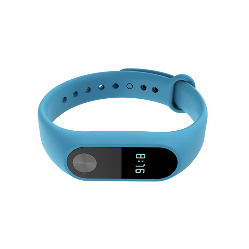 Correa de silicona para Xiaomi Mi Band 2, repuesto de pulsera de silicona, Color sólido, accesorios