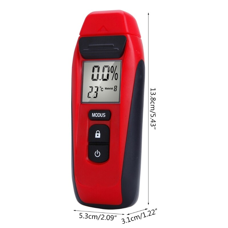 Digital Wood Hygrometer Wood Humidity &amp; Temperature Tester Measurement Tools