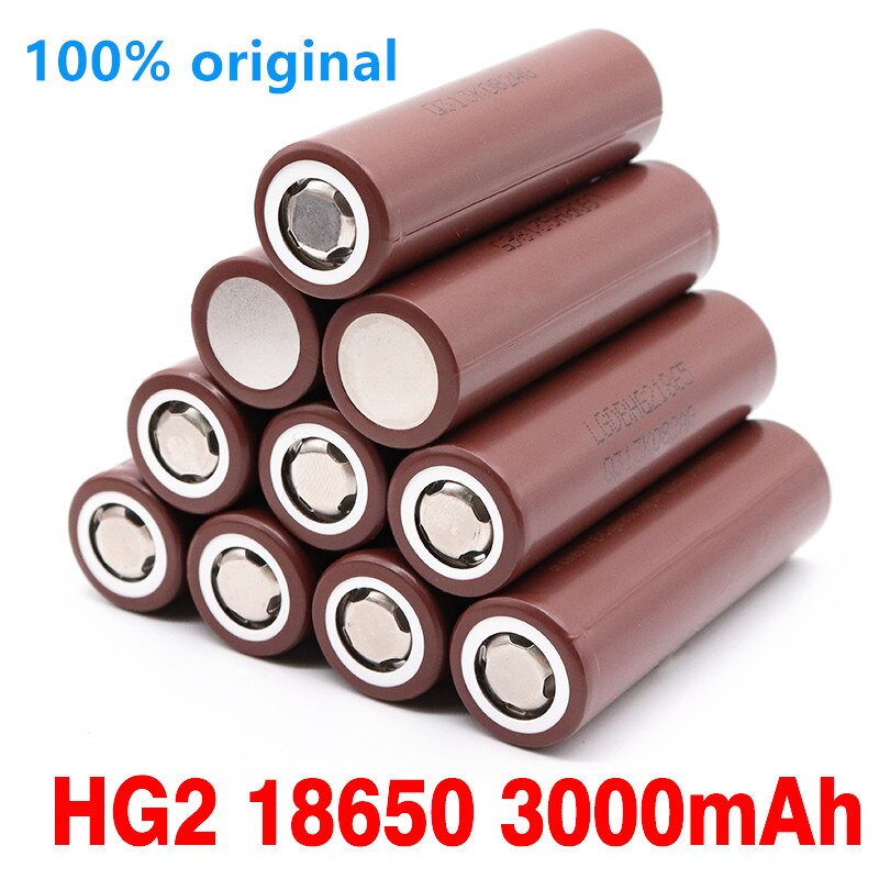 50Stck Original HG2 18650 3000mAh batterie 18650 batterie HG2 3,6 V gewidmet Für hg2 Energie akku für batterie Pack