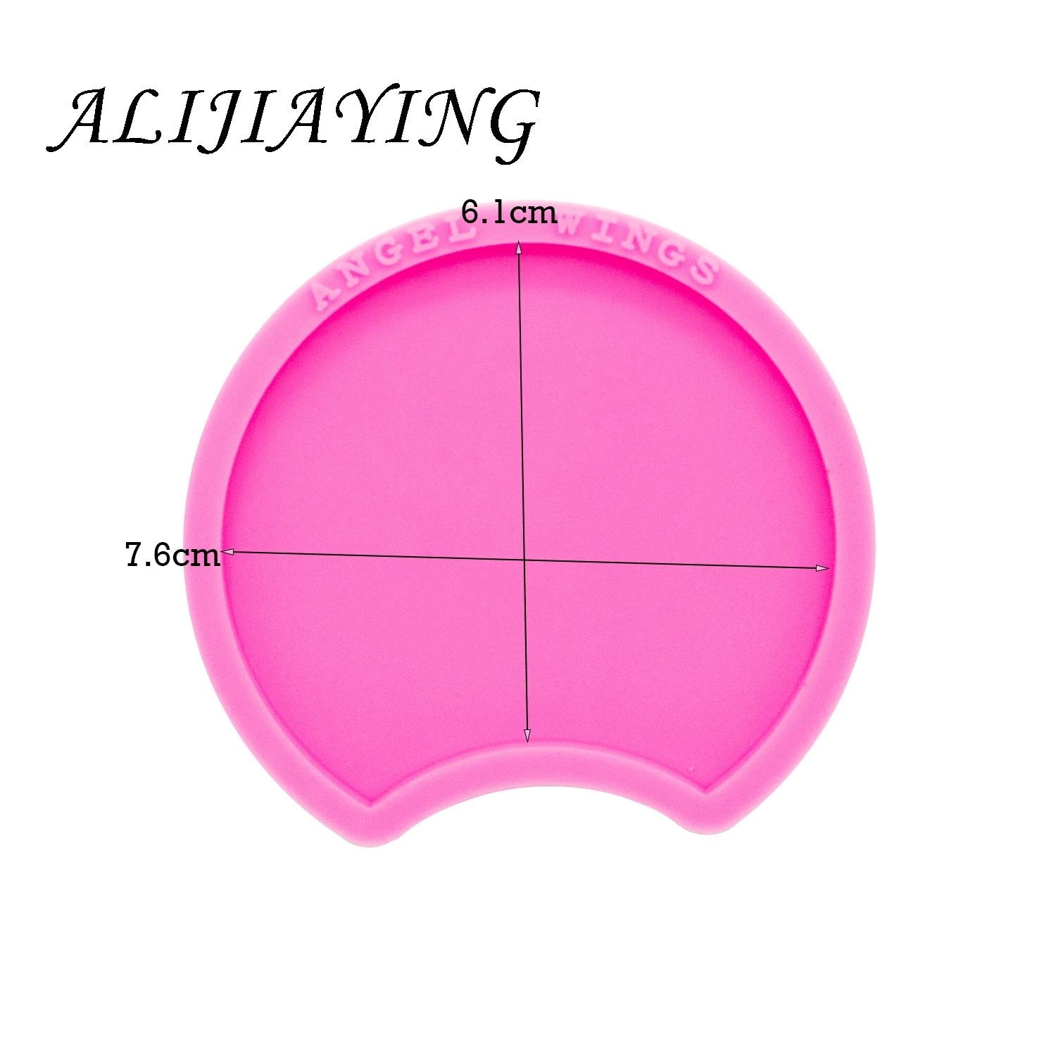 Moldes brillantes para orejas de ratón DIY, moldes de silicona para diadema, resina de arcilla, DY0381: DY0381 Pink