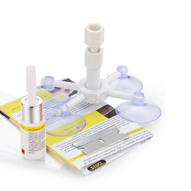 Gør det selv forrude reparationssæt quick fix bilrude glas ridse revne restaurering reparationsværktøj auto rude skærm polering bil styling