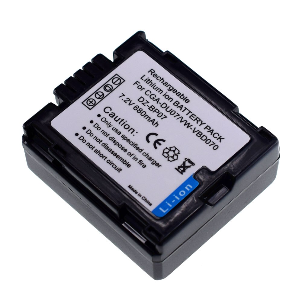 2X CGA-DU07 Battery for HITACHI DZ-MV3000 GX3100E MV4000E MV3000E BP07PW MV5000E BD10HA BX31A BX35A BP14SW BX31E