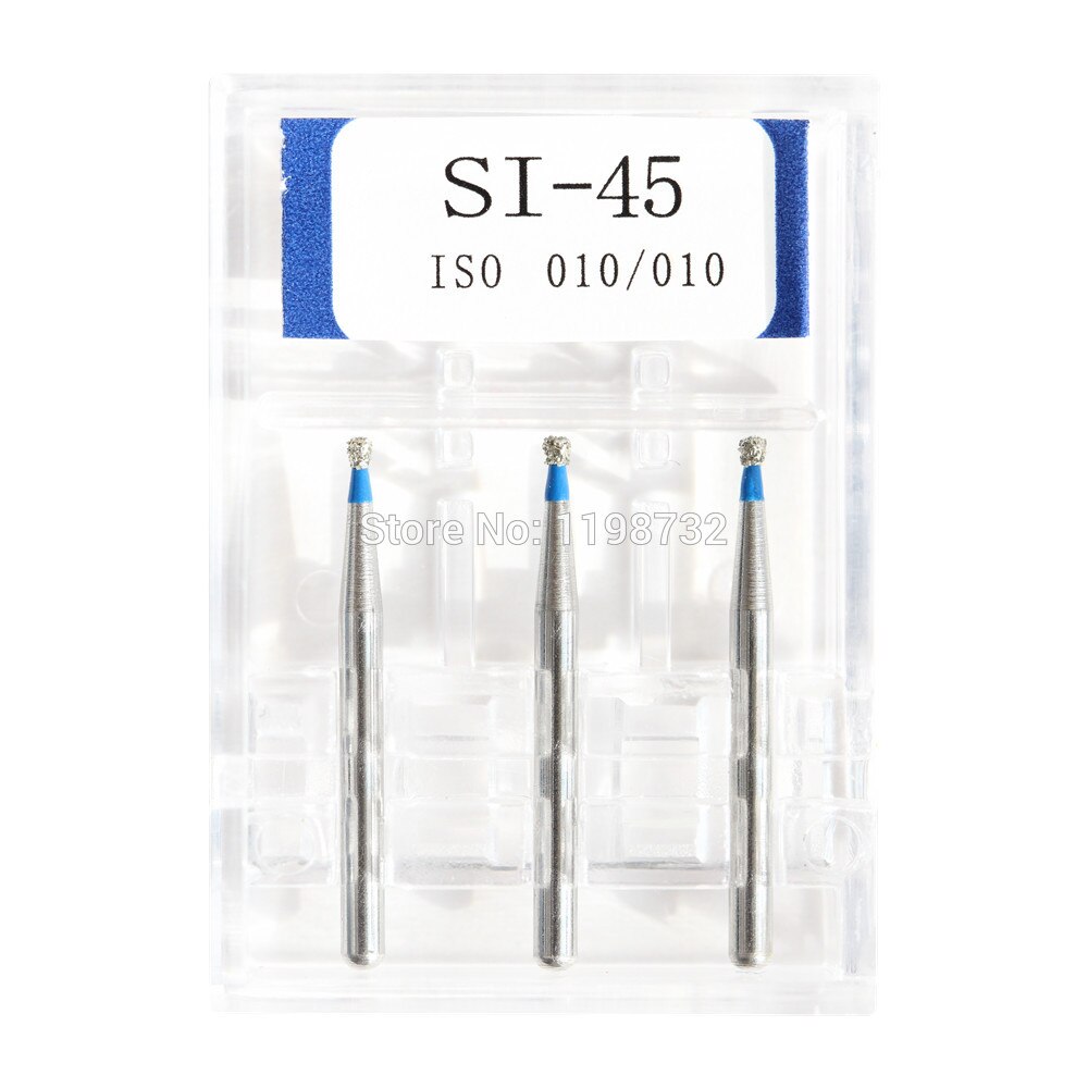 15 stücke/5 Boxen Zahn Diamant Bohrer SI-45/SI-46/SI-47/SI-47C/SI-48 Polierer Bohrer Dia -bohrer hoch Geschwindigkeit Handstück Zahnarzt Gitter