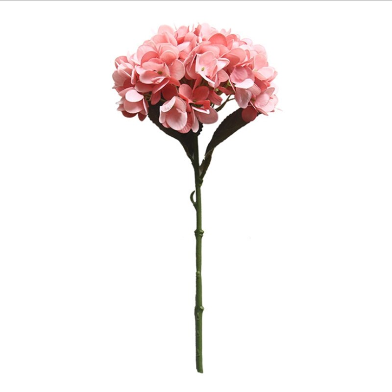 5 kunstige hortensia buketter bryllupsdekorasjon blomster hjem diy innendørs møbler blomsteroppsats fotorekvisita jul
