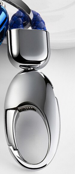 Tpu bilnøkkeldeksel hele deksler tilbehør til hyundai tucson creta  ix25 i10 i20 i30 verna mistra elantra: Blå nøkkelring