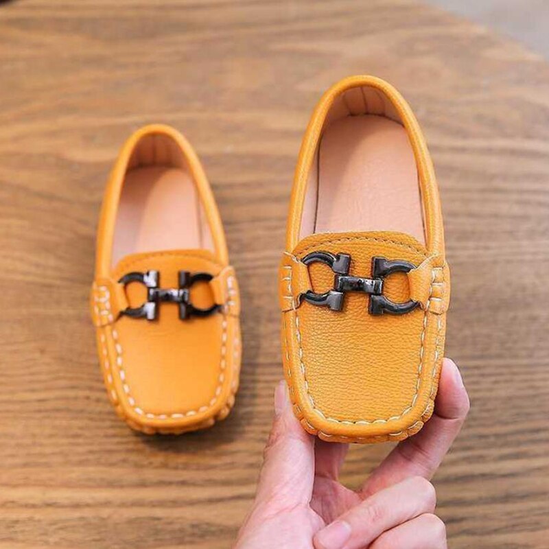 Børnesko piger drenge sko pu læder sko loafers piger drenge kjole sko flade