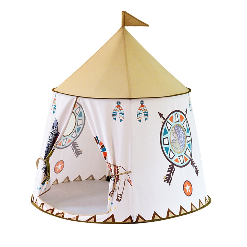 Prinses Kasteel Cartoon Tenten Draagbare Kinderkamer Outdoor Tuin Spelen Teepee Tipi Tent Lodge Kinderen Ballen Zwembad Playhouse: WJ3451A