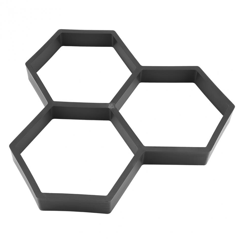 Brick Mold Bestrating Path Maker Tuingereedschap Hexagon Bestrating Beton Mold Diy Tool Abs Zwart Meer Exotische Mooier.