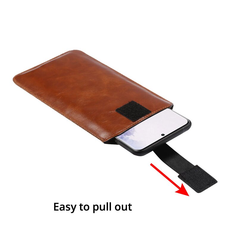 Universal- PU Leder praktisch Tasche Für Samsung S20 Ultra Hinweis 20 S10 S9 S8 Plus A50S fallen Gürtel tasche telefon Beutel Tasche Handtasche
