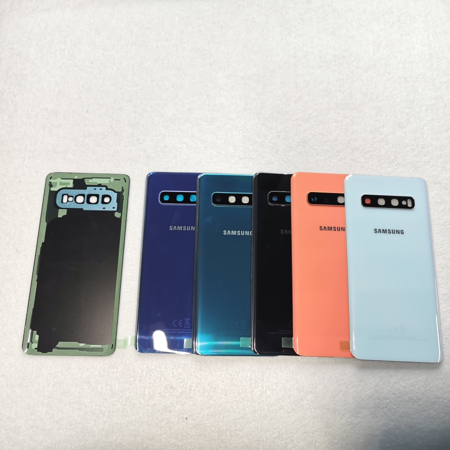 SAMSUNG Galaxy S10 Plus S10e S10 G970 G973 G975 G973F Front Touch Panel Outer Lens + Rear Battery Door Back Glass Housing Cover