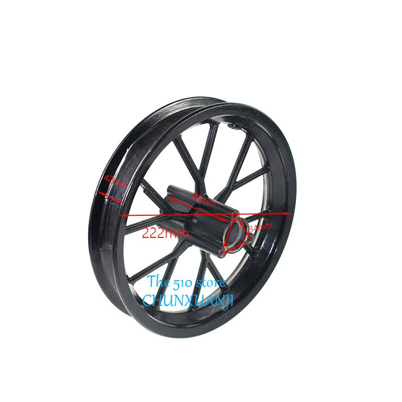 Recambio de llanta delantera y trasera para Mini Moto de 49cc, 121/2x2,75, color negro, 1 par