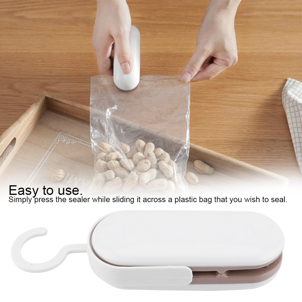 Käsin paineen sulkemiskoneen klipsi kätevä mini välipala muovipussi kuumasaumauskone tyhjiö elintarvikkeiden sulkemista pakkauskone