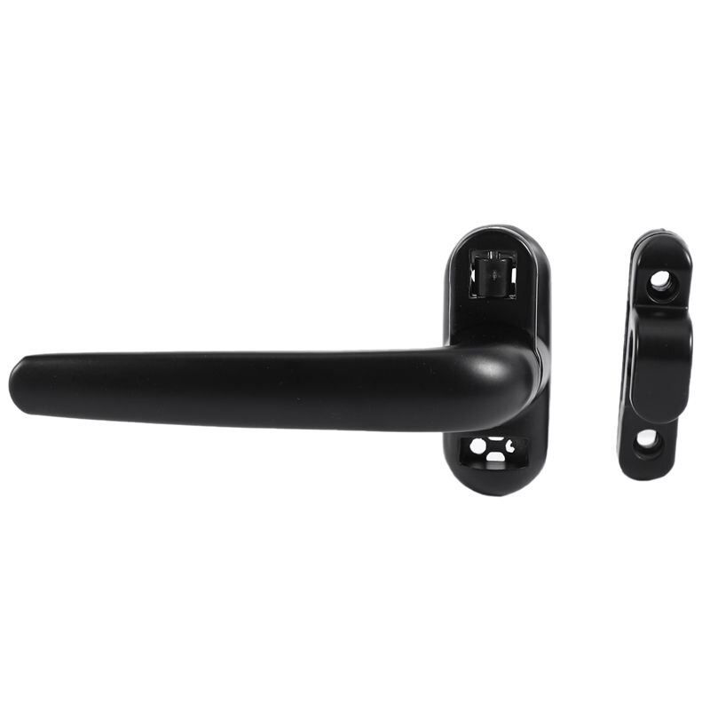 Door and Window Handle Lock Casement Window Lock Wheel Handle Black: Default Title