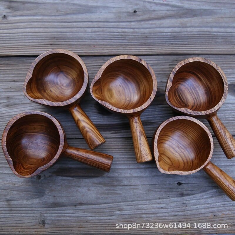 Panier de rangement décoratif en métal, avec roues et poignée en bois, grand modèle, ZESTA