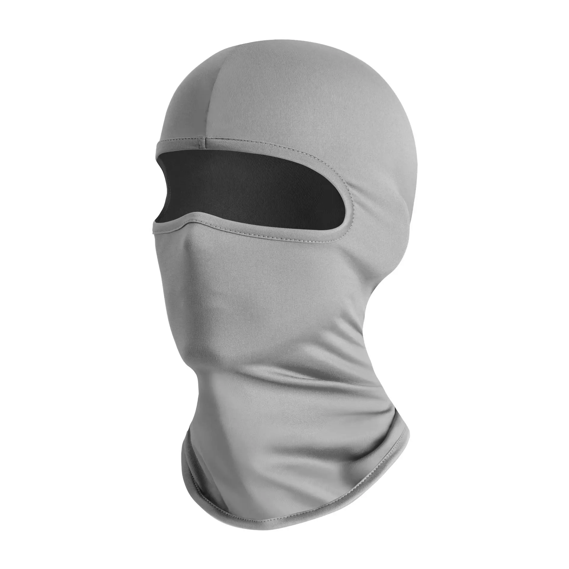 Fietsmasker Kap voor Heren Bivakmuts Volledig Gezicht Motor Fietshelm Hoed Bandana Outdoor Ademend Gezichtsschild Biker Masker: GRIJS