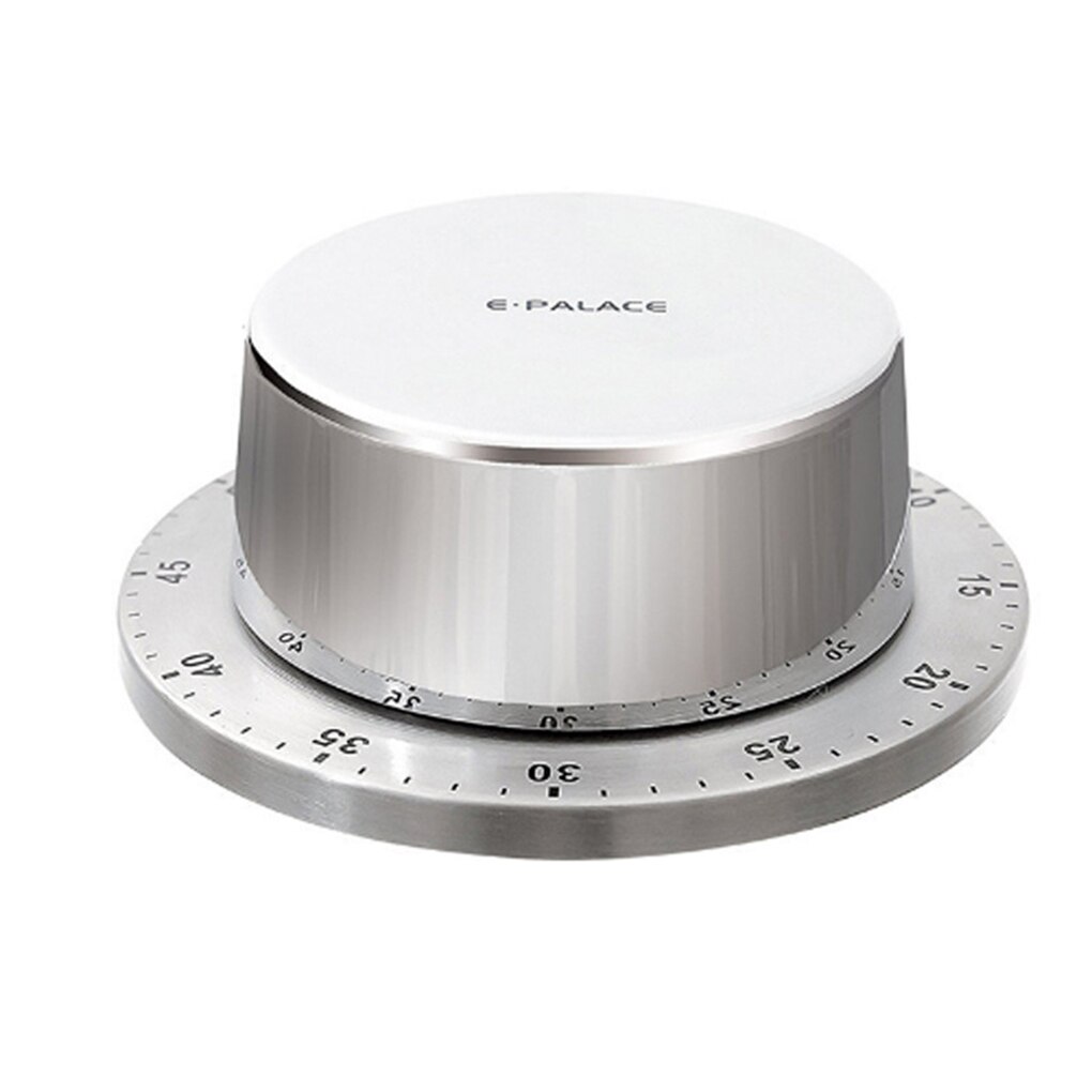 1pcs Stainless Steel Timer Mechanical Alarm Clock Timer Kitchen Cooking Food Tools Home Countdown Gadget Timer: Default Title