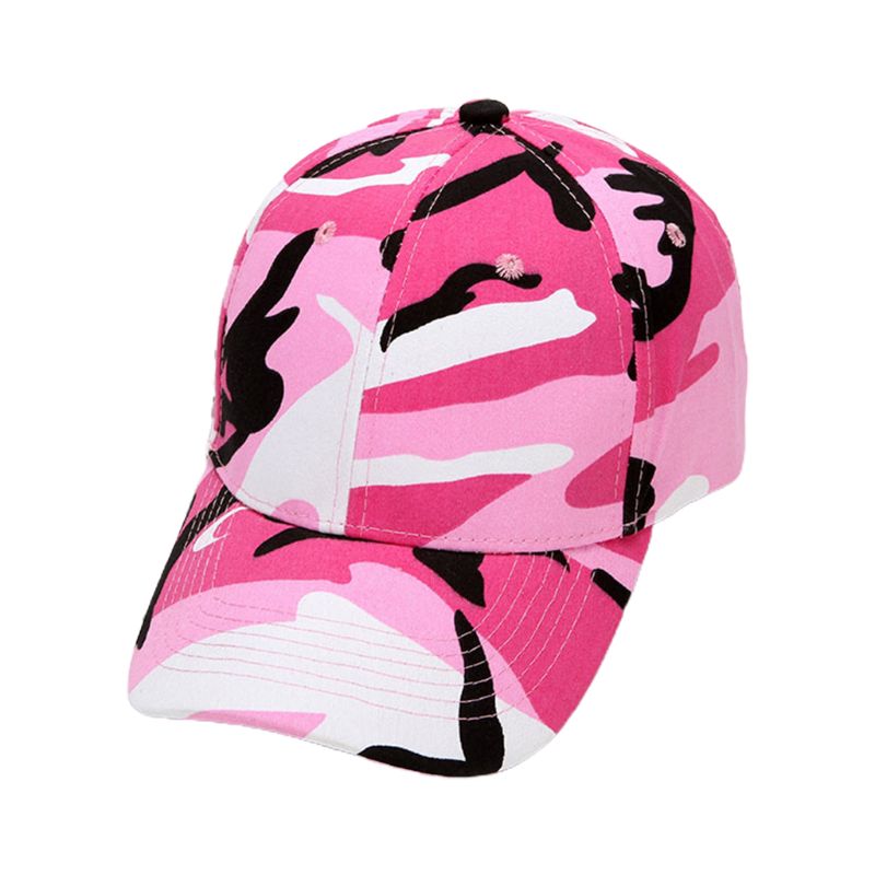 Unisex udendørs vandreture baseballkasket camouflage justerbar snapback hat