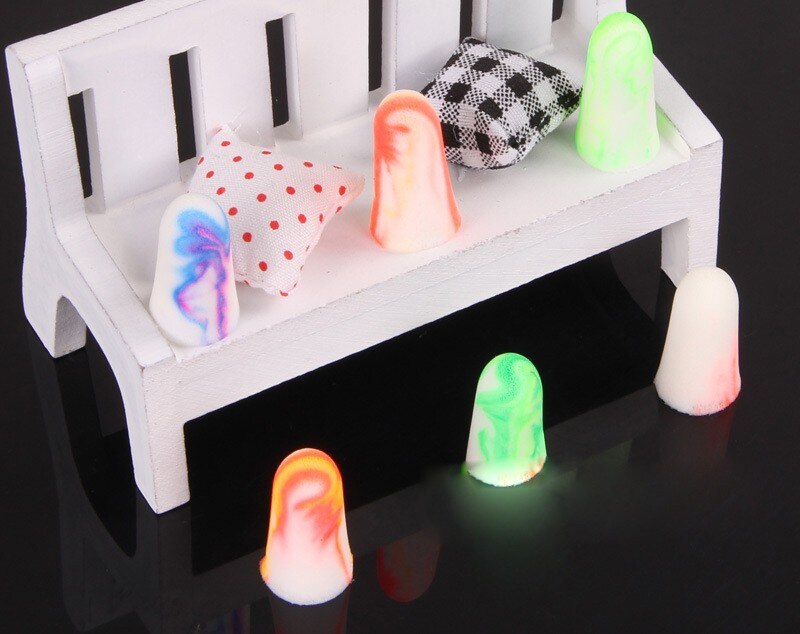 Ear Plugs ears Protector Reusable Hear Protection Noise Reduction Earplugs for travel study box packed