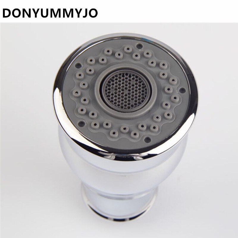 ABS Plastic Chrome Finish Kitchen Faucet Pull Out Spray Nozzle Spout Head Changed Kitchen Faucet Accessories