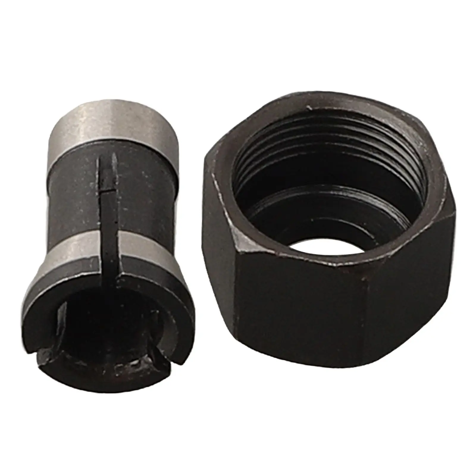 Écrou à vis M15 avec mèche de routeur, mandrin à pince en acier au carbone 6/8/6.35mm, fraise pour couper le mandrin de gravure, outil électrique 2 pièces