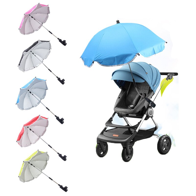 Uv-bescherming Kinderwagen Paraplu Verstelbare Paraplu Parasol Buggy Kinderwagen Kinderwagen Wandelwagen Accessoires Schaduw Luifel Covers