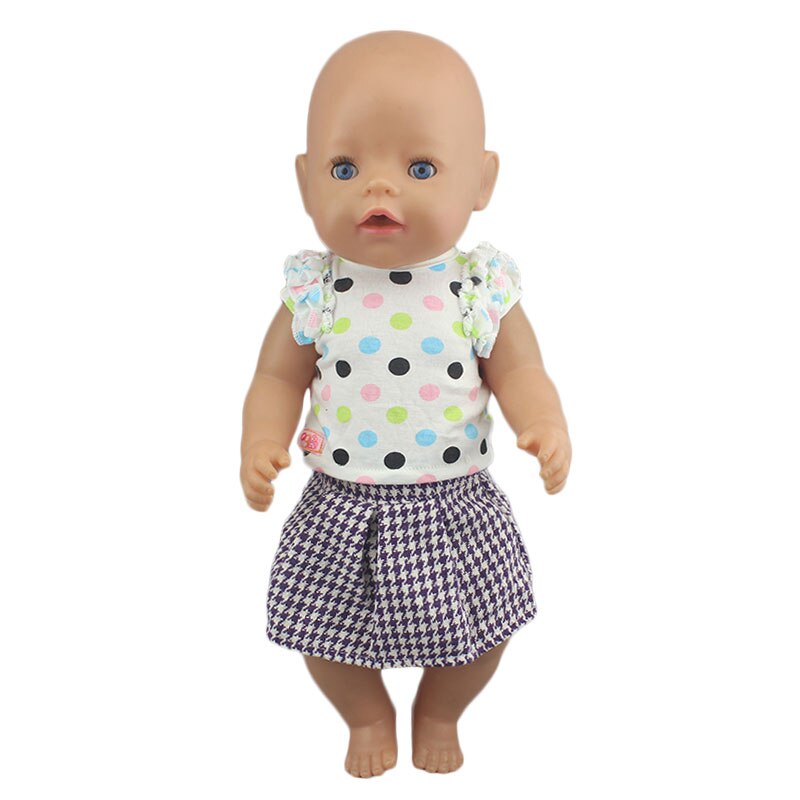 Puku 17 tuuman vauvanukkelle 43cm vaatteita: 11