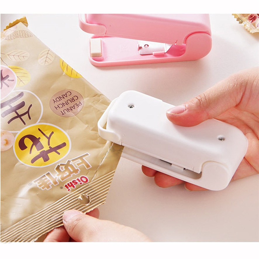 Nul Draagbare Afdichting Tool Warmte Mini Handheld Plastic Zak Impluse Sealer B7814
