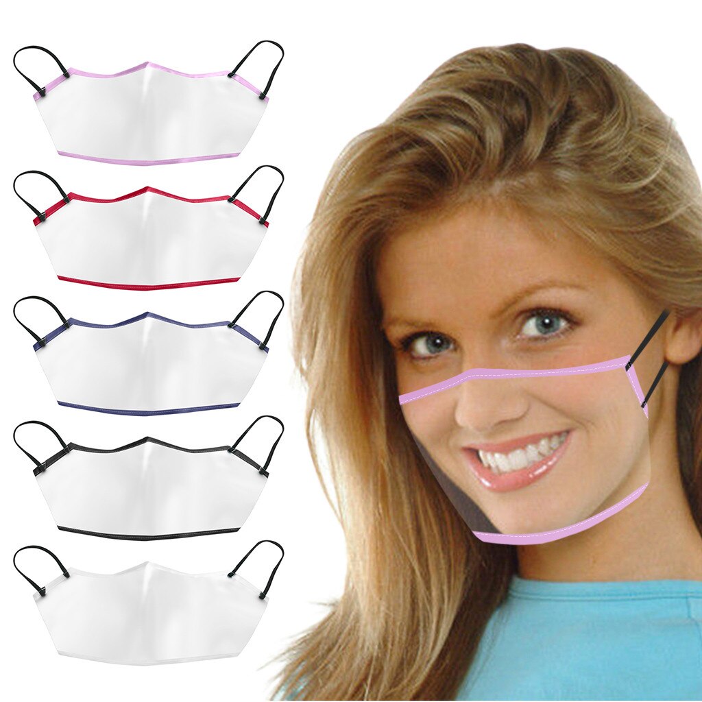 Mouth Caps Adult 5PC Mini Shield Washable Reusable Comfortable ma$k Transparent Visual ma$k Pantalla Proteccion Facial