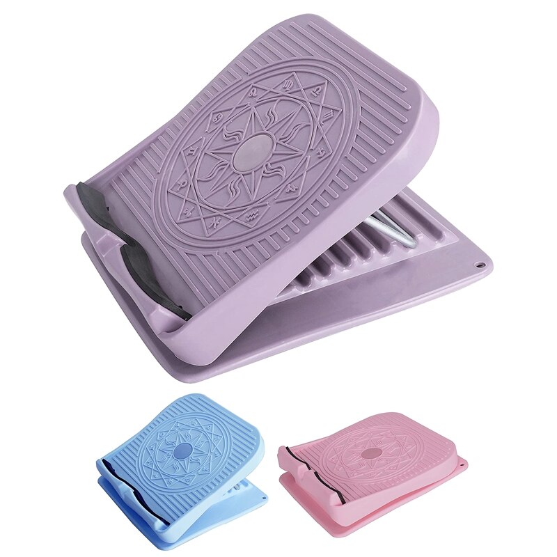 Portable Slant Board Calf Stretcher Adjustable Incline Board 7 Level Leg Exercise Portable Fitness Stretch Board