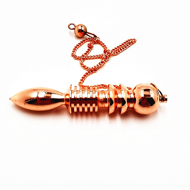 Brsaa Hanger Metalen Kegels Slingeruurwerk Is Gemaakt Van 100% Zuiver Koper Pendule Slingers Voor Wichelroedelopen Radiesthesia Heks Hangers: rose gold