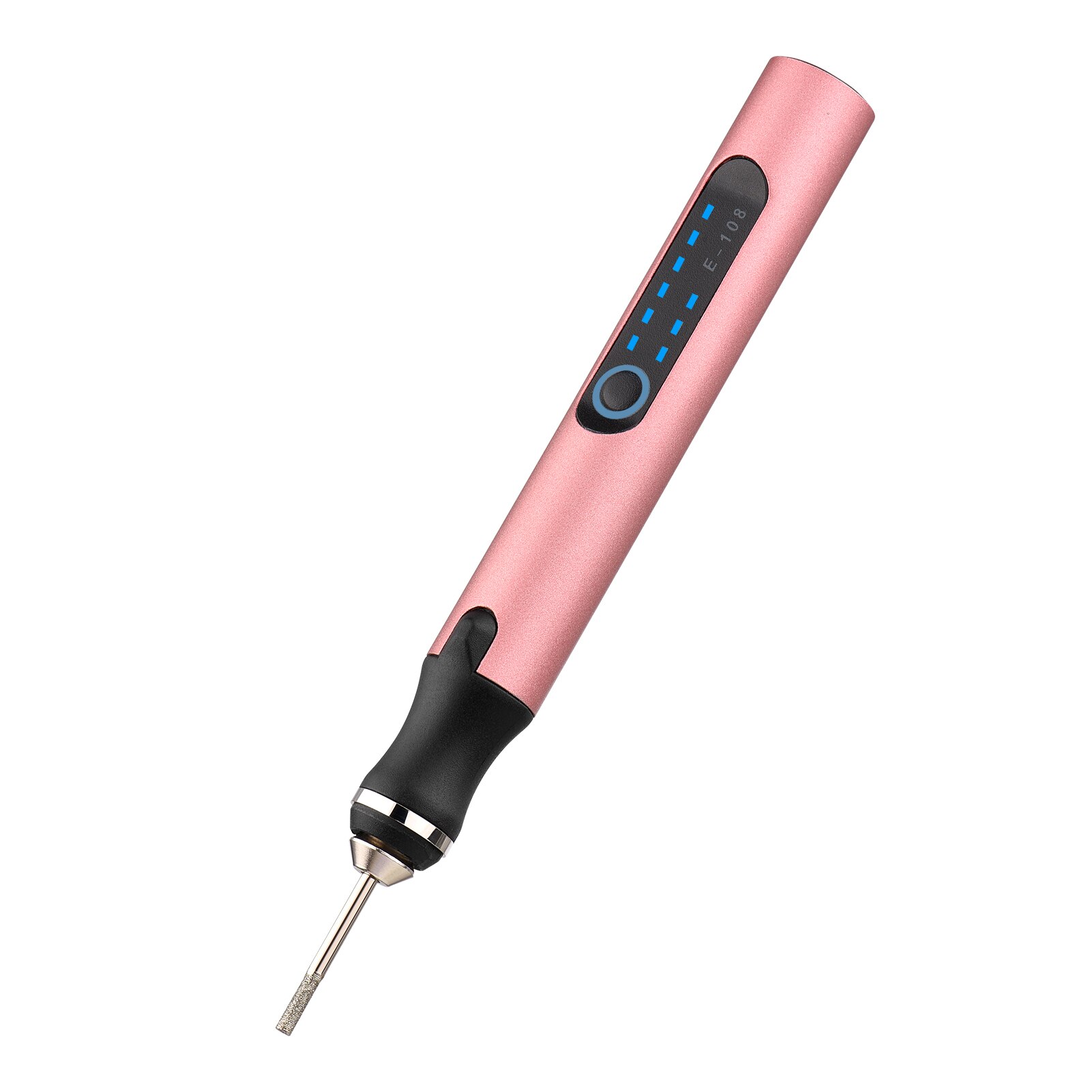 impostato di penne per smerigliatura elettriche portatili kit di penne per smerigliatrice ricaricabile mini penna per lucidatura con rettifica da 20 pezzi per lucidatura: rosa