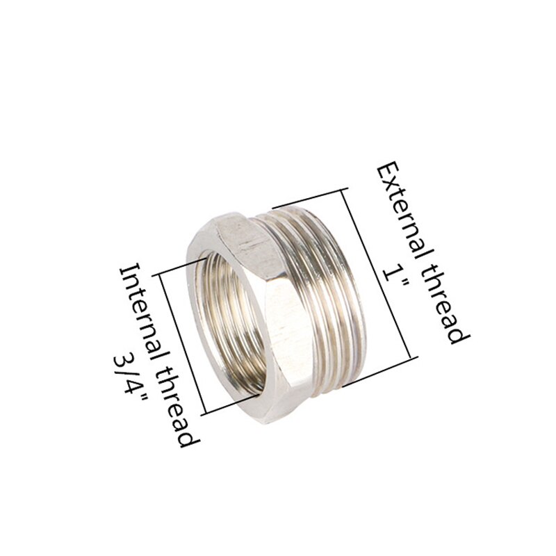 S60x6 Coarse Thread to 1/2" 3/4" Male/Female Thread IBC Water Tank Replacement Adapter Garden Hose Fittings Drain Connector: Type 2