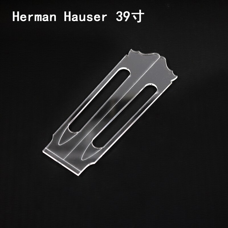 Famous Classical Guitar Head Template Shape Chord Knob Hole Site Making Tools Transparent Acrylic Template Guitar Making Mold: Herman Hauser
