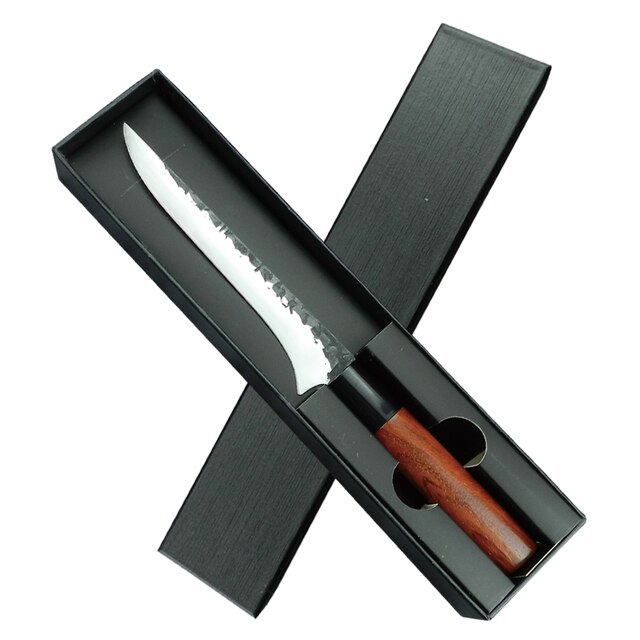 RZD Stainless Steel Kitchen Chef Knife Set 1-4PCS Japanese Style Sushi Sashimi Knife 9 INCH Chef Slicing Knife Deboning Bone: E 1 deboning and box