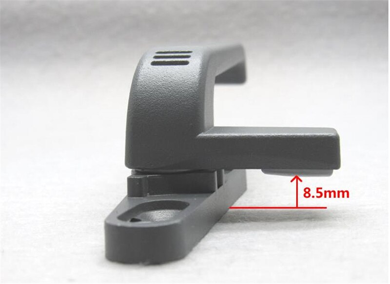 Aluminum push window handle inside door lock handle