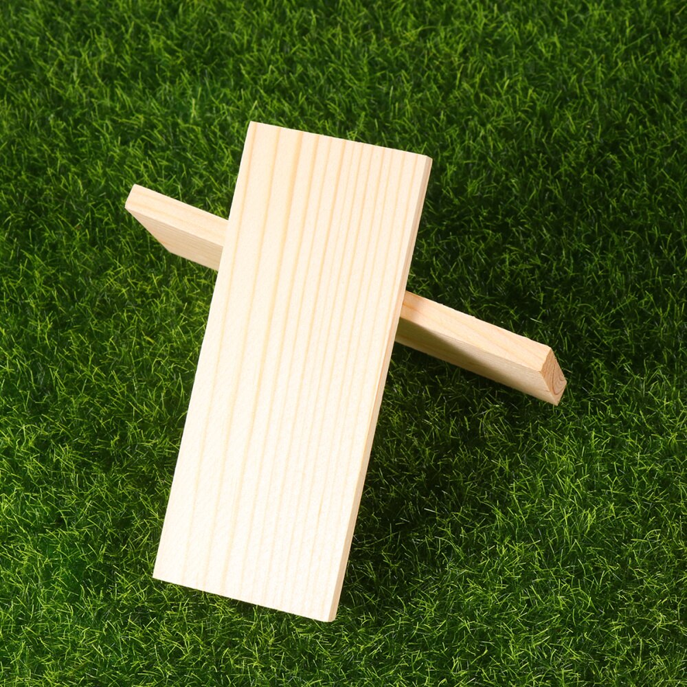 20Pcs Wood Boards Delicate Photography Wood Boards Photo Studio Background Props (Size 4x10cm)