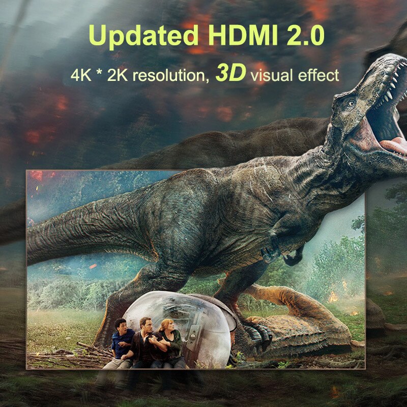 Hdmi kabel 4k 1080p hdmi til hdmi 2.0 1.4 aux kabel til  ps4 apple tv pc splitter switch box extender projektor monitor 60hz video